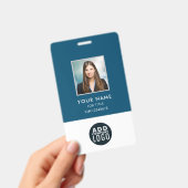 Aangepaste werknemersfoto met barcode zakelijk log badge (Handheld)