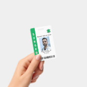 Aangepaste werknemersfoto, naam, streepjescode, Lo Badge (Handheld)