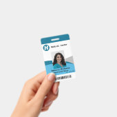 Aangepaste werknemersfoto, naam, streepjescode, Lo Badge (Handheld)