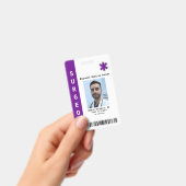 Aangepaste werknemersfoto, naam, streepjescode, Lo Badge (Handheld)