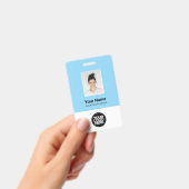 Aangepaste Werknemersfoto, Qr-code, Logo, Naam Badge (Handheld)