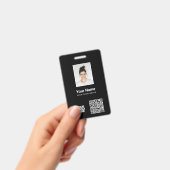 Aangepaste Werknemersfoto, Qr- en Barcode, Logo, N Badge (Handheld)