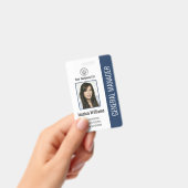 Aangepaste werknemersfoto, streepjescode, Logo, na Badge (Handheld)