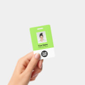 Aangepaste werknemersfoto, streepjescode, Logo, na Badge (Handheld)