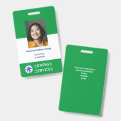 Aangepaste werknemersidentificatiebadge badge (Voor- en achterkant)