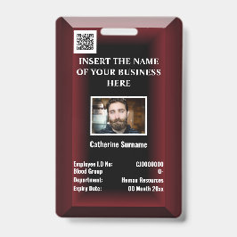 Aangepaste werknemersidentiteitskaart | Foto: logo Badge