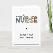 Aangepaste werkruimte voor verpleegkundigen of ver kaart (Voorkant)