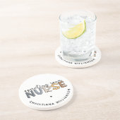 Aangepaste werkruimte voor verpleegkundigen of ver zandsteen onderzetter (Zijkant)