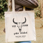 Aangepaste Westerne bruiloft Bachelorette Party Gr Tote Bag<br><div class="desc">Heb je een canvas tas nodig voor je westerne bruiloft? Zo ja, dan moet je onze aangepaste westerne huwelijksbacheloretpartijgroepcanvas tassen controleren! Onze canvas tassen zijn perfect voor de bruid-tot-zijn en haar bruidsmeisjes. Ze kunnen gepersonaliseerd worden met elke naam of monogramming, en ze maken het perfecte cadeau voor de dames op...</div>