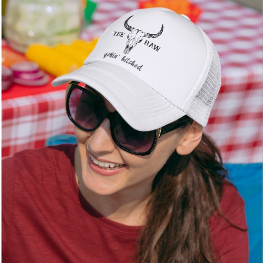 Aangepaste Westerne bruiloft Bachelorette Party Gr Trucker Pet