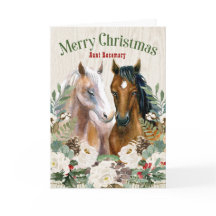 Aangepaste Westerne kerstmis met Thleed Horse