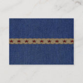 Aangepaste Westerne persoonlijke Visitekaartjes (Achterkant)