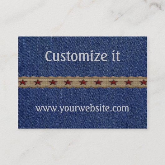 Aangepaste Westerne persoonlijke Visitekaartjes (Voorkant)