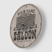 Aangepaste Westerne riftbout Pistolen Oude balie Grote Klok (Hoek)