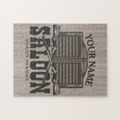 Aangepaste Westerne riftbout Pistolen Oude balie Legpuzzel (Horizontaal)