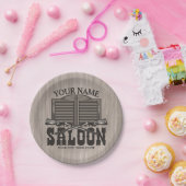 Aangepaste Westerne riftbout Pistolen Oude balie Papieren Bordje (Feest)