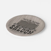 Aangepaste Westerne riftbout Pistolen Oude balie Papieren Bordje (Gekanteld)