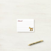 Aangepaste Westerne Speelgoed Post-it® Notes (Op bureau)