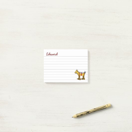 Aangepaste Westerne Speelgoed Post-it® Notes (Op bureau)