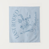 Aangepaste Westerse Bruidsmeisjes Banner Laatste R Wandkleed (Voorkant)