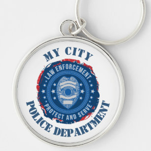 Aangepaste wettelijke handhavingsbadge sleutelhanger