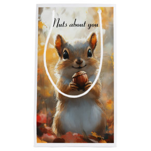 Aangepaste Whimsical Eekhoorn Noten Over Jou Bos Klein Cadeauzakje