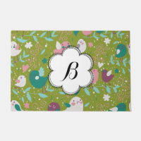 Aangepaste Whimsy Tweety Vogels op Vines Garden