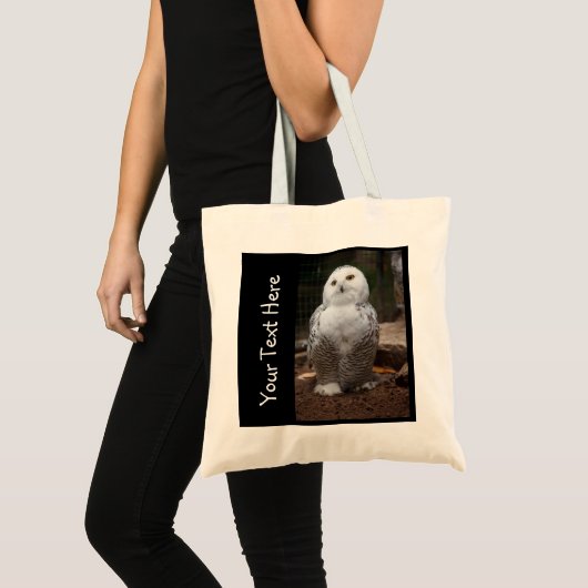 Aangepaste White Owl Bag Tote Bag (Voorkant (product))