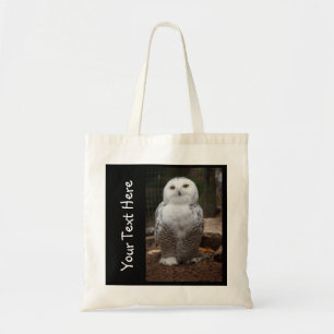 Aangepaste White Owl Bag Tote Bag