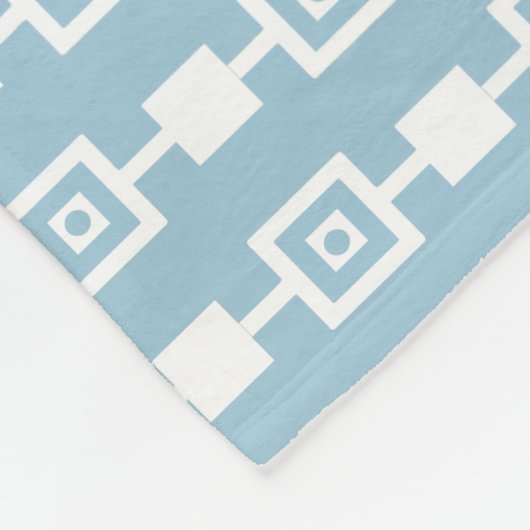 Aangepaste whitepleekflenbundel voor Retro Square Fleece Deken (Hoek)