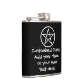 Aangepaste Wiccan/Pagan Pentacle Hip Flask Heupfles (Rechts)