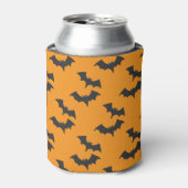 Aangepaste Wicked Spooky Halloween Bats Design Bee Blikjeskoeler (Blikje Voorkant)