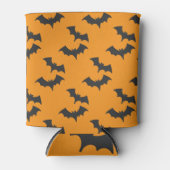 Aangepaste Wicked Spooky Halloween Bats Design Bee Blikjeskoeler (Voorkant)