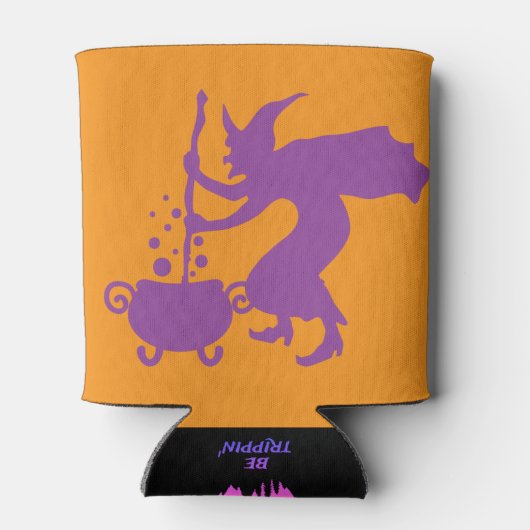 Aangepaste Wicked Witches Brouwen Bier Blikjeskoeler (Achterkant)