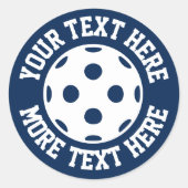 Aangepaste wiffball stickers van feestdagen (Voorkant)