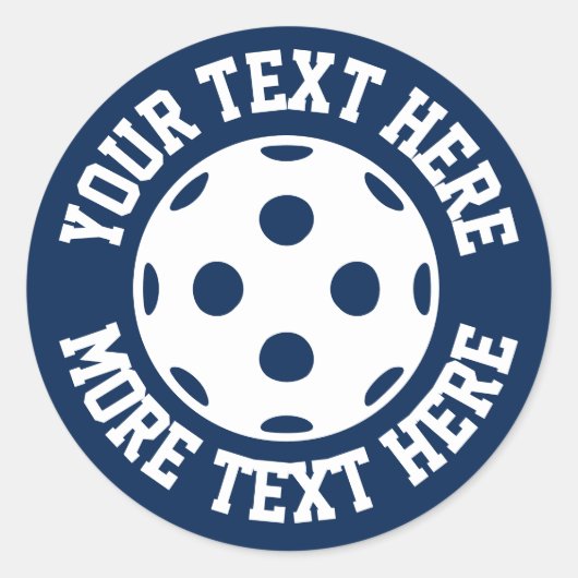 Aangepaste wiffball stickers van feestdagen (Voorkant)