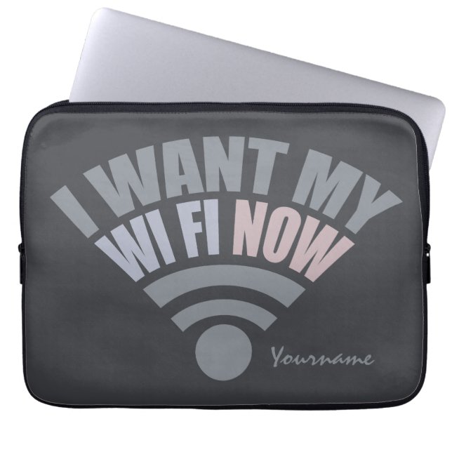 Aangepaste WiFi-laptophoezen Laptop Sleeve (Voorkant)
