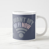 Aangepaste WiFi-mokken Grote Koffiekop (Rechts)