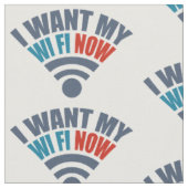 Aangepaste WiFi-verbinding Stof (Close Up)
