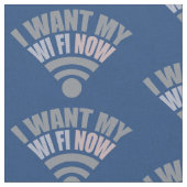 Aangepaste WiFi-verbinding Stof (Close Up)