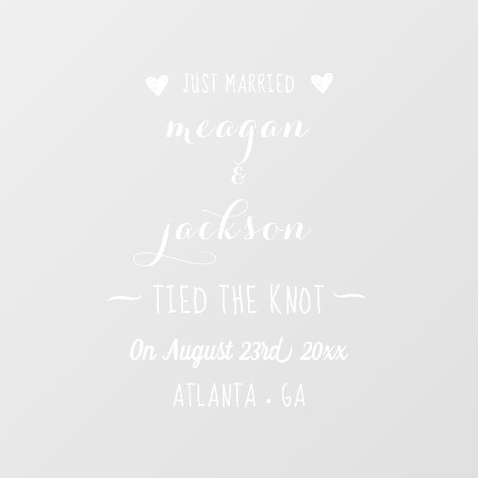 Aangepaste Wijn Label Decal | Huwelijkscadeau (Vel)