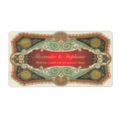 Aangepaste  wijn of Craft Label (Voorkant)