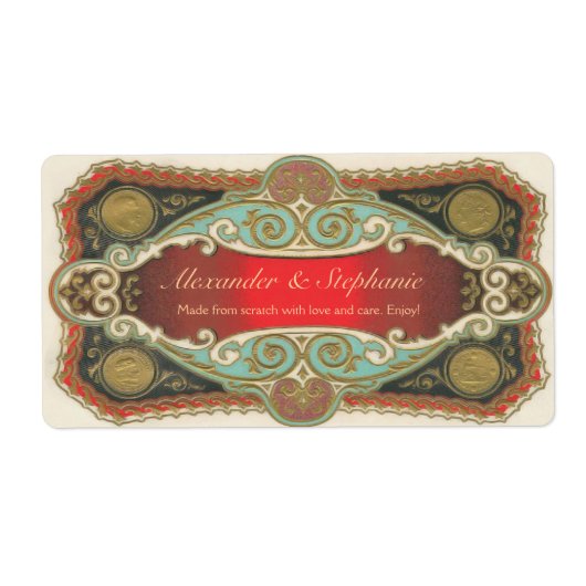 Aangepaste  wijn of Craft Label (Voorkant)