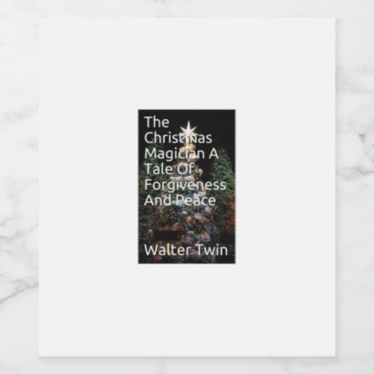 Aangepaste wijn (of mousserende wijn) Flessenetike Wijn Etiket (Enkel label)