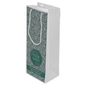 Aangepaste wijncadeautassen met bedrijfslogo wijn cadeautas (Voorkant Gekanteld)