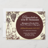 Aangepaste wijnen en kaasmakerijen — Frans Kaart (Voorkant)