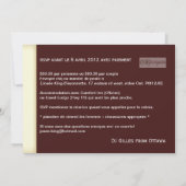 Aangepaste wijnen en kaasmakerijen — Frans Kaart (Achterkant)