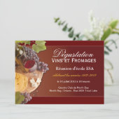 Aangepaste wijnen en kaasmakerijen — Frans Kaart (Staand voorkant)