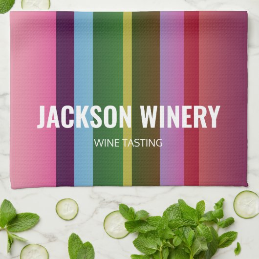 Aangepaste wijnflessen Moderne stijl Theedoek (Gevouwen)