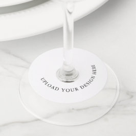 Aangepaste wijnglas Labels (set van 12)